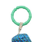 34*14cm Soft Hanging Rattle Crinkle Squeaky Toy With Teethers Plush