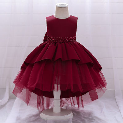 12 Yaş İçin Renkli Yumuşak Ruffles Dantel Bebek Prenses Elbiseleri
